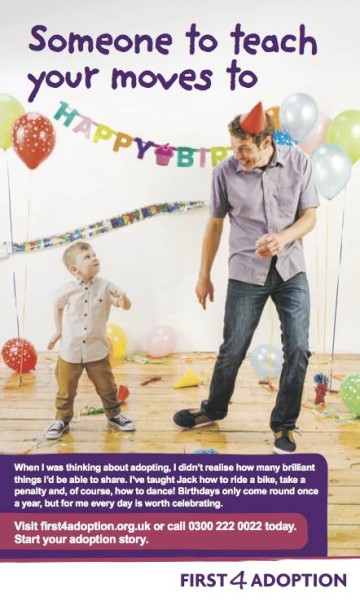 Dad dancing Press Ad