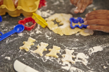 Child baking