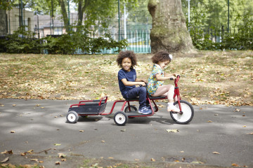 Siblings go carting!