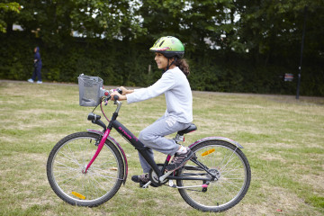 Cycling in the park