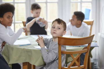 Boys at the table