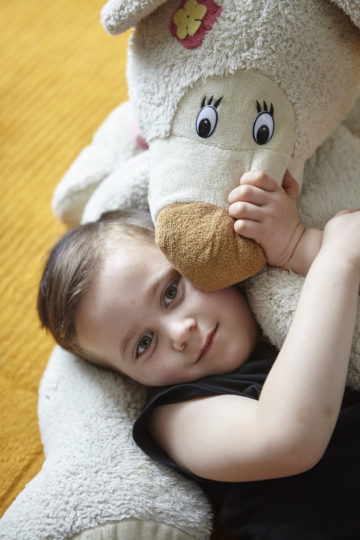 Boy with teddy