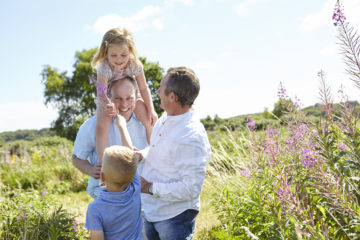 Family in nature