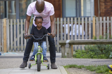 Learning to ride a bike