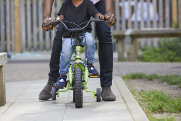 Learning to ride a bike