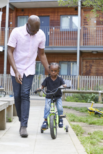 Learning to ride a bike