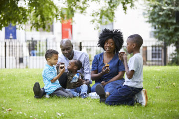 In the park