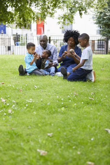 In the park