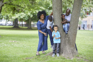 Climbing a tree